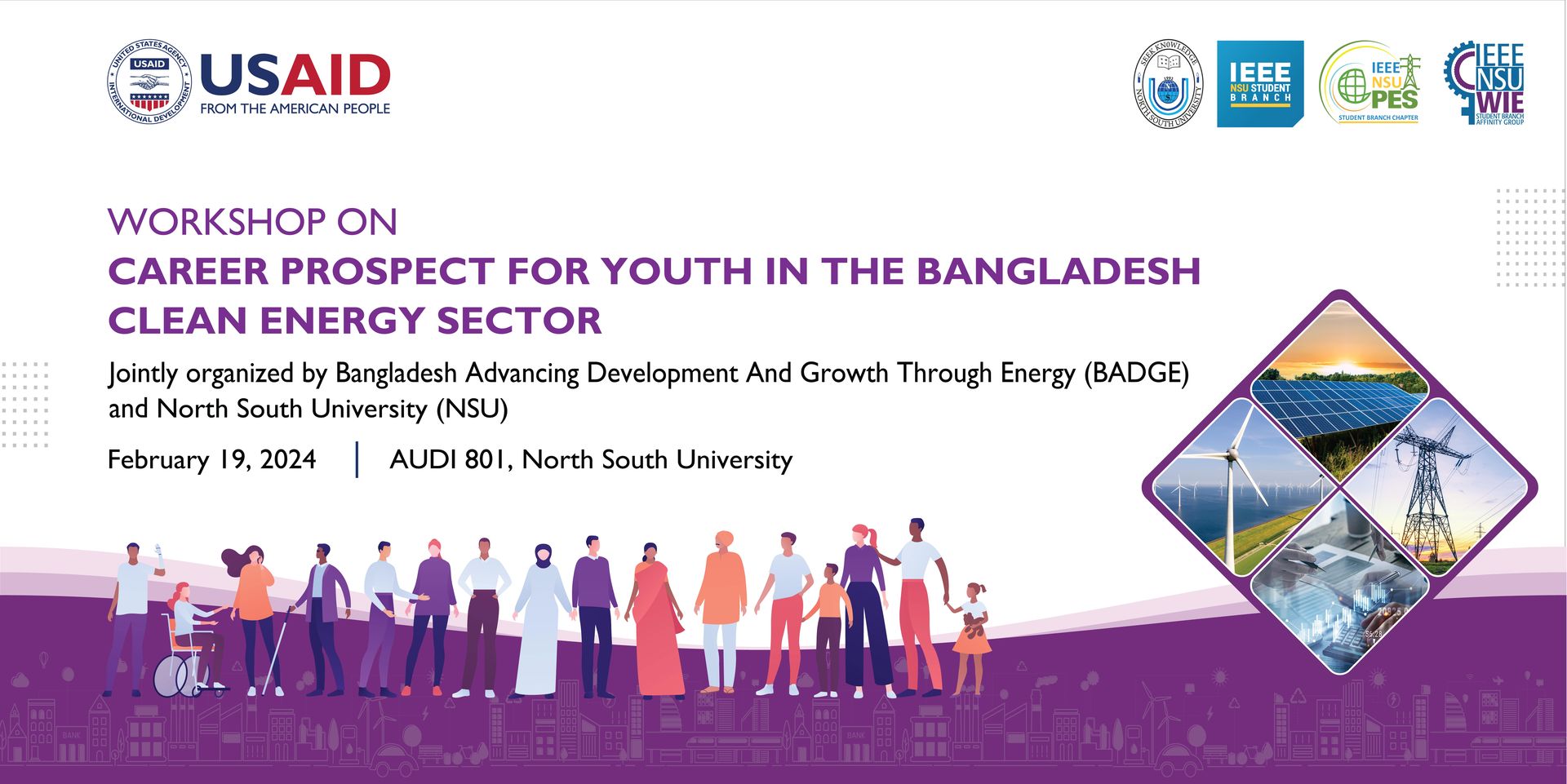 Workshop on "Career Prospect for Youth in Bangladesh Clean Energy Sector" Banner