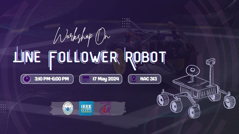 Workshop on Line Follower Robot Banner